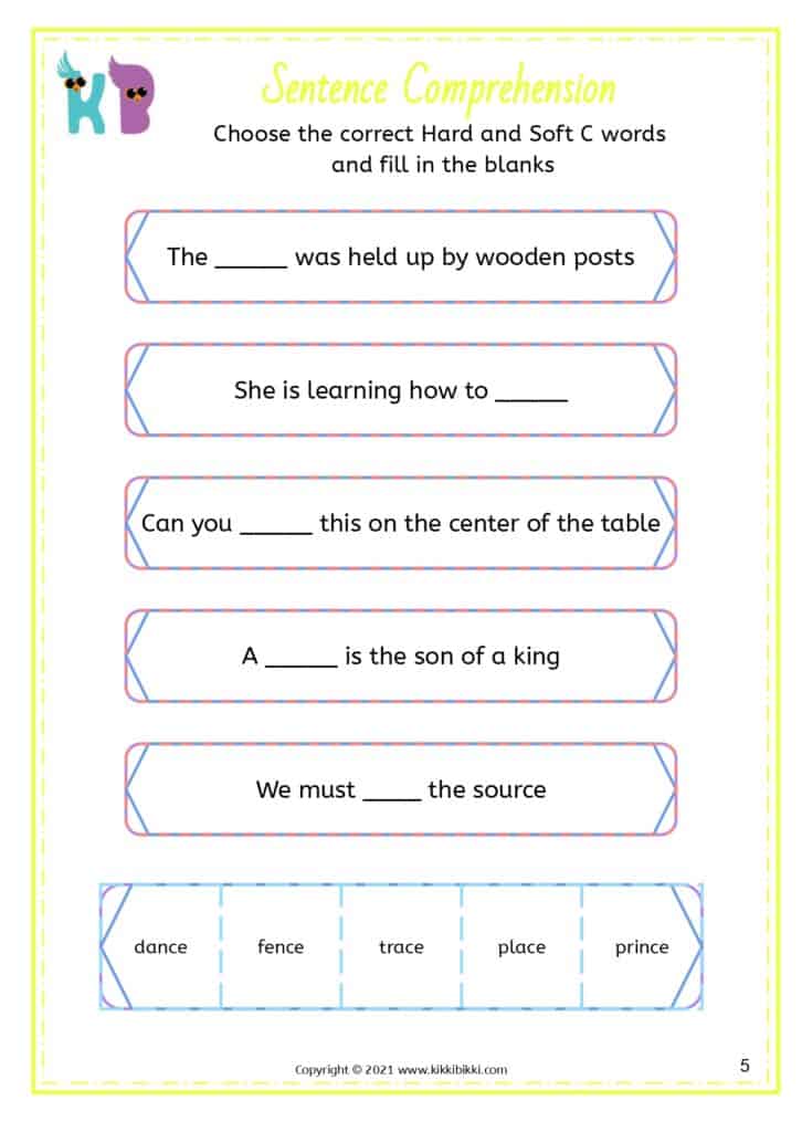 Online Phonics Learning Worksheets