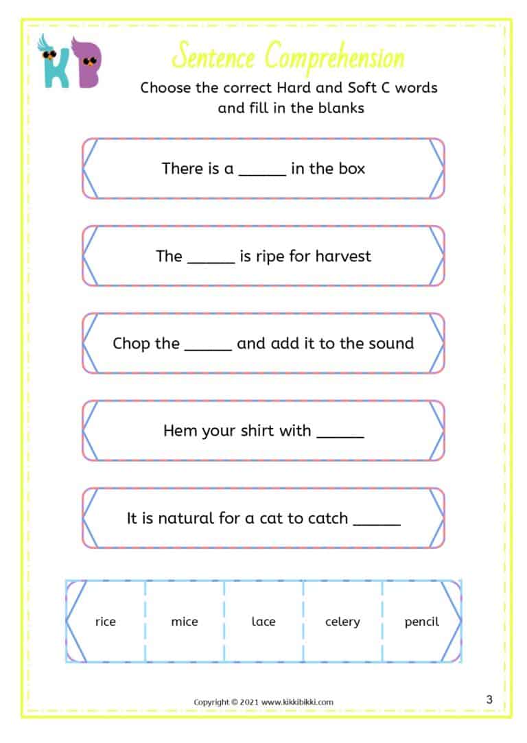 Printable Phonics Worksheets