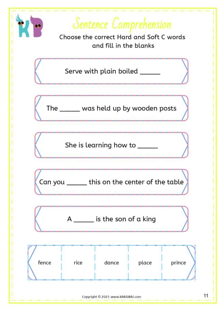 Printable Phonics Learning Worksheets