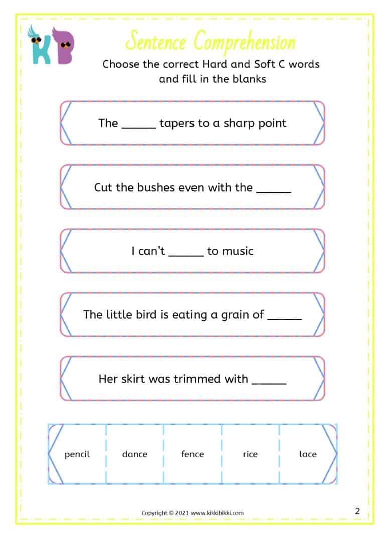 Free Phonics Learning Worksheets