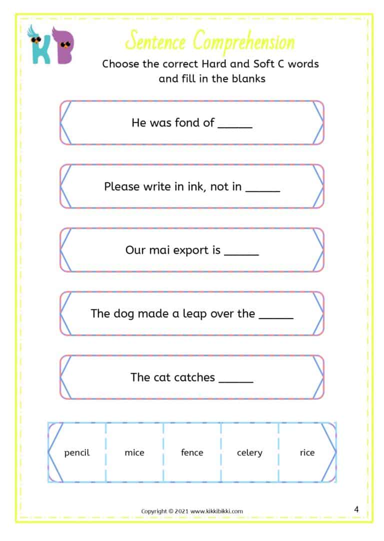 Phonics Worksheets for Free