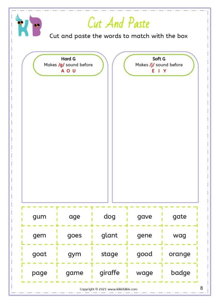 Free Phonics Worksheets for Kids