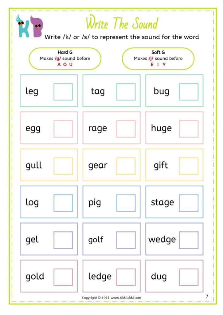 Free Phonics Activities for Kindergarten