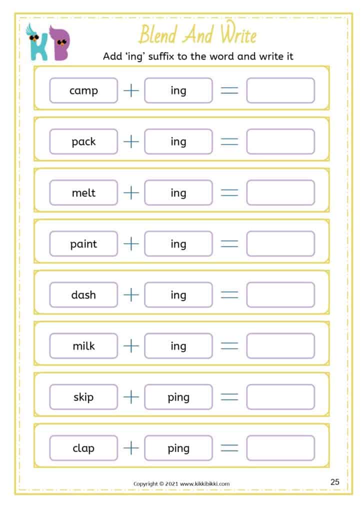Fun and Free Learning Worksheet