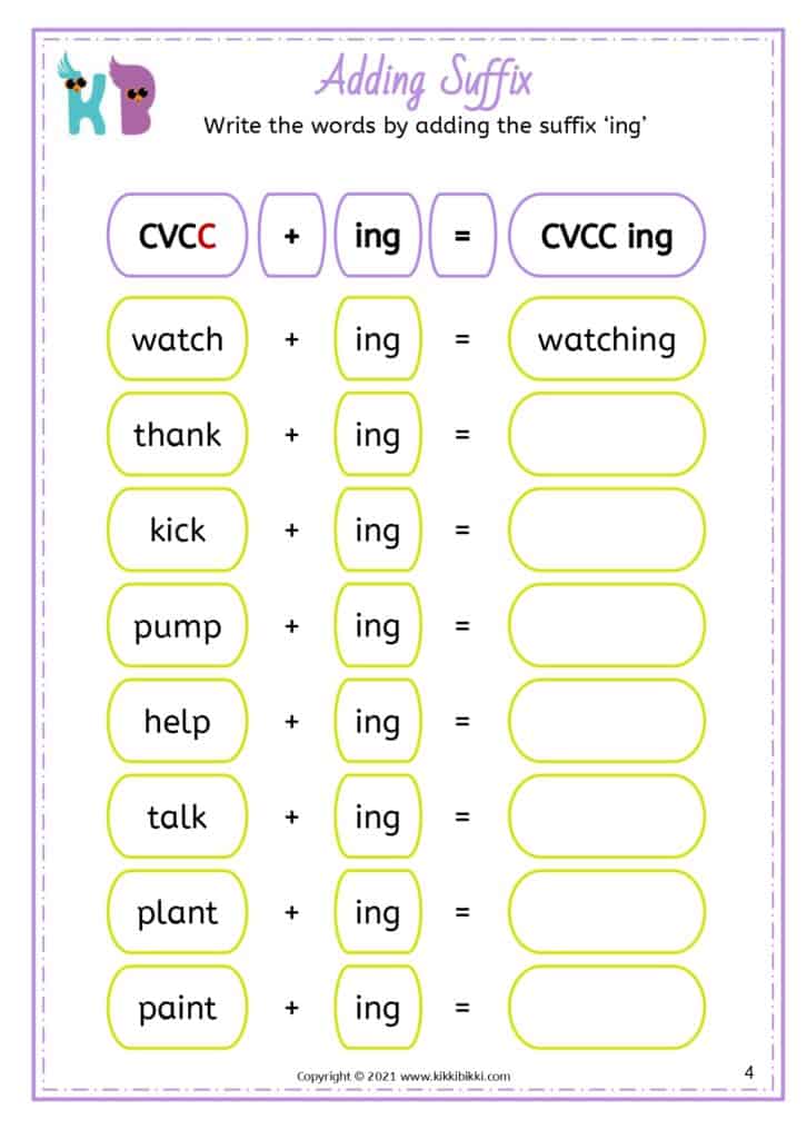 Printable Learning Worksheet