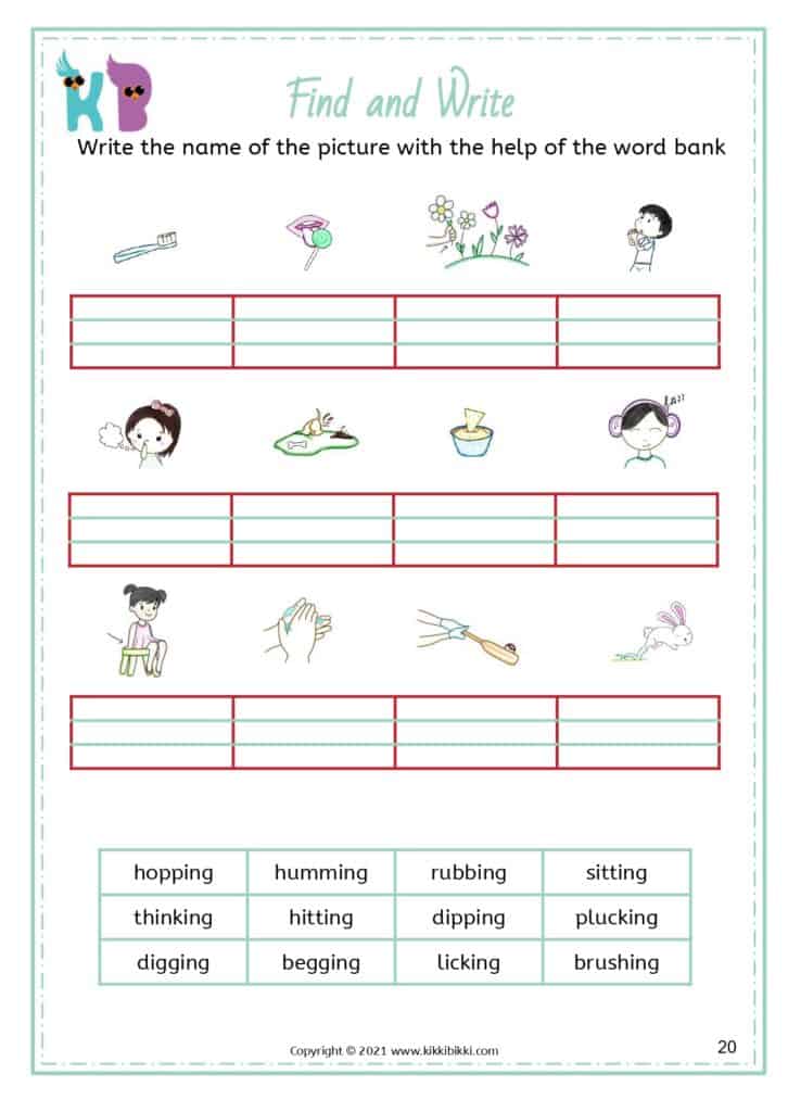 Printable Phonics Worksheets for Free