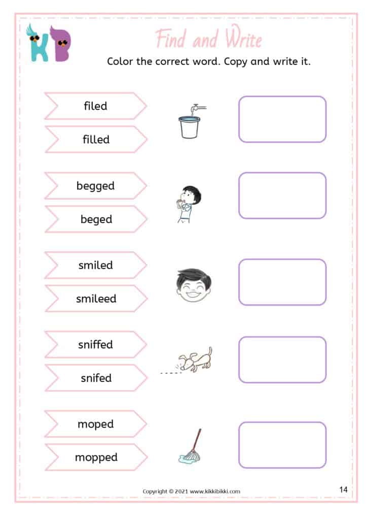 Free Worksheet for Phonics