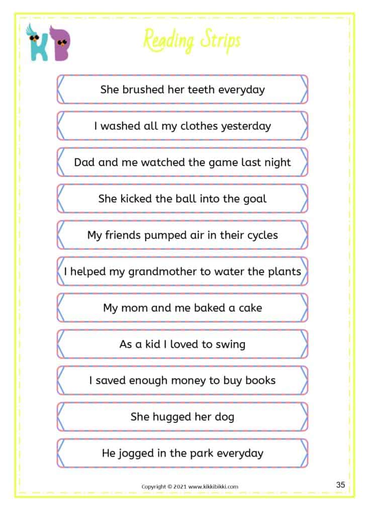 Free Phonics Activity Sheet