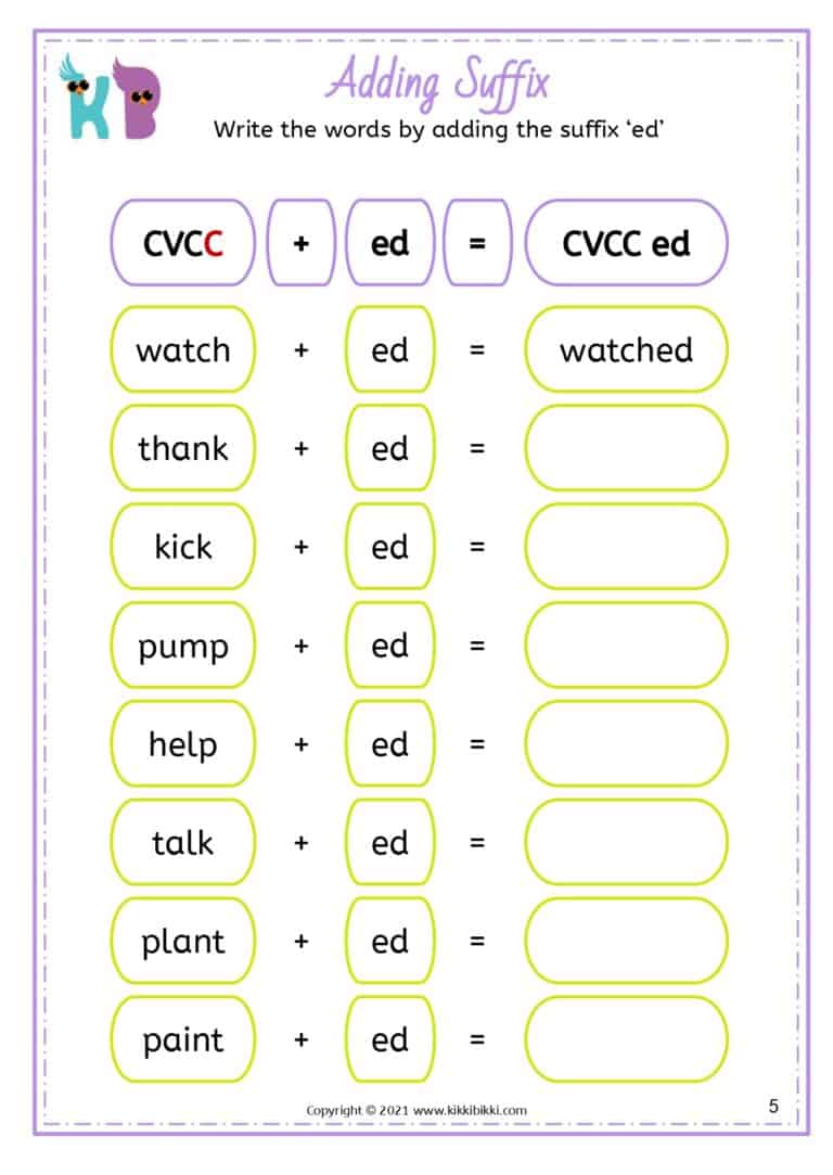Printable Learning Worksheet