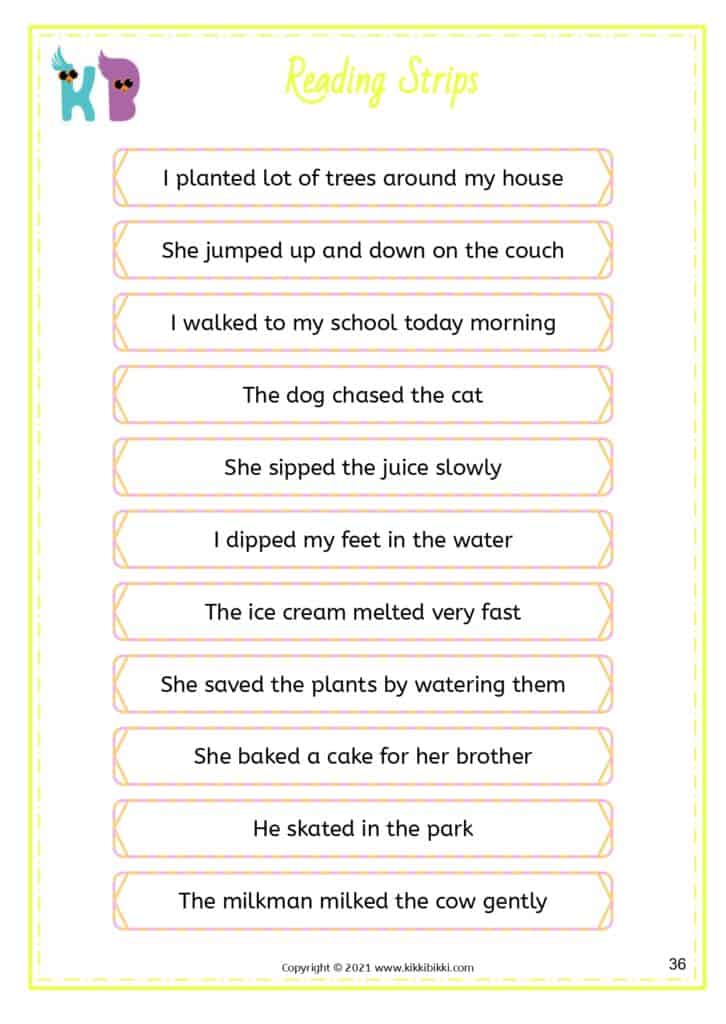 Preschool Phonics Worksheet