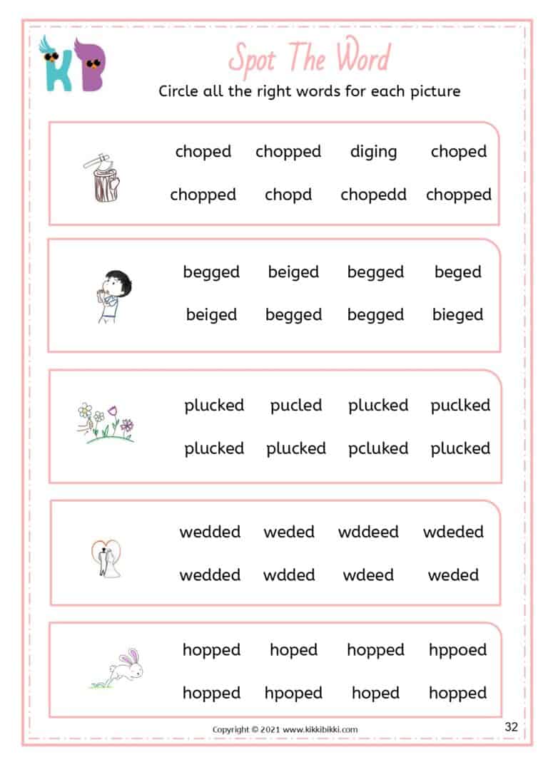 Free Kindergarten Phonics Worksheet