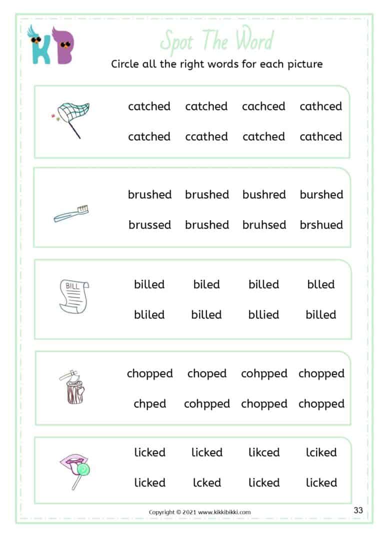 Fun Phonics Activity Sheet