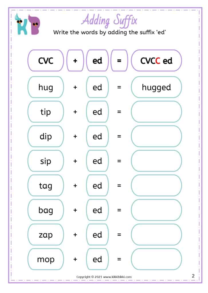 Phonics Learning Worksheet