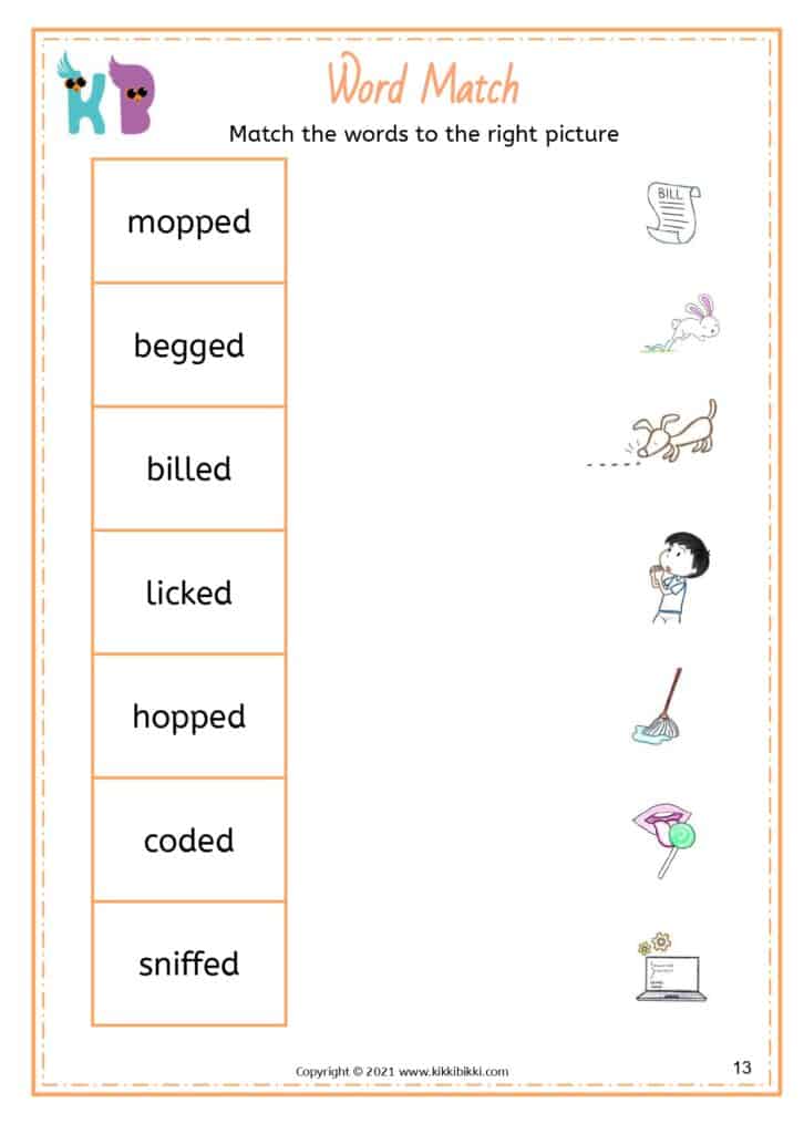 Phonics Activity Sheet for Kids