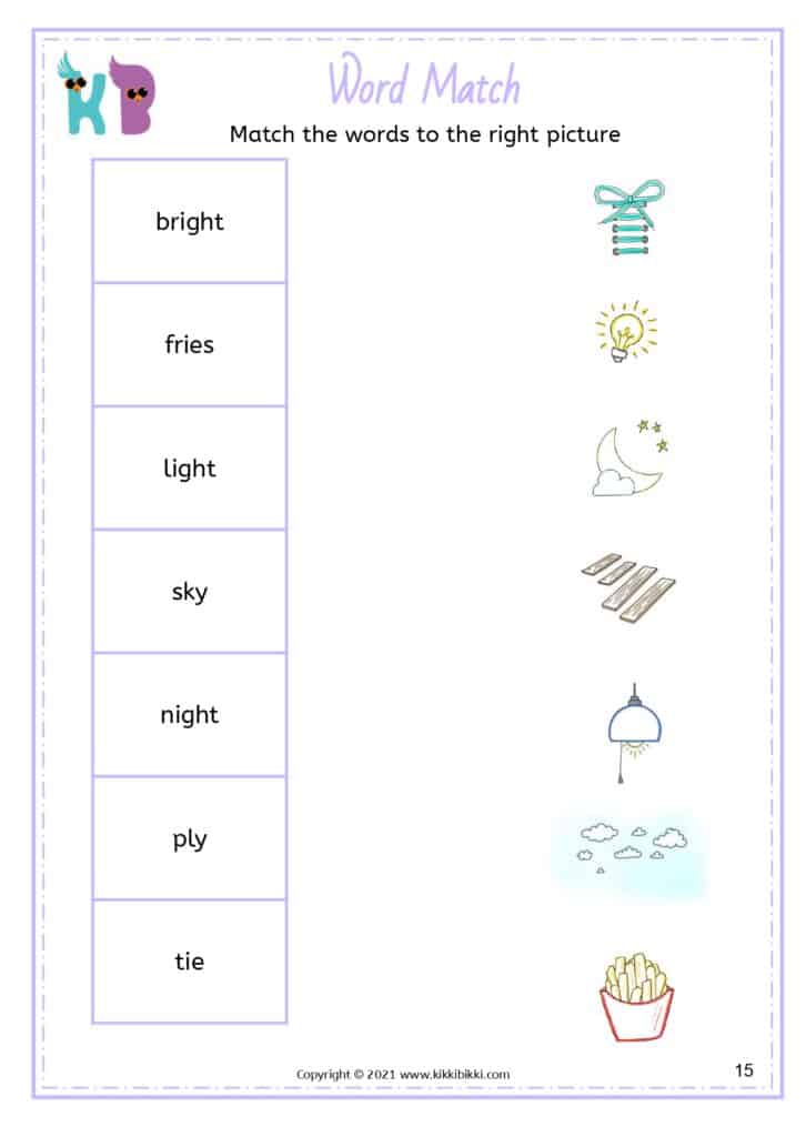 Preschool CVC Worksheets