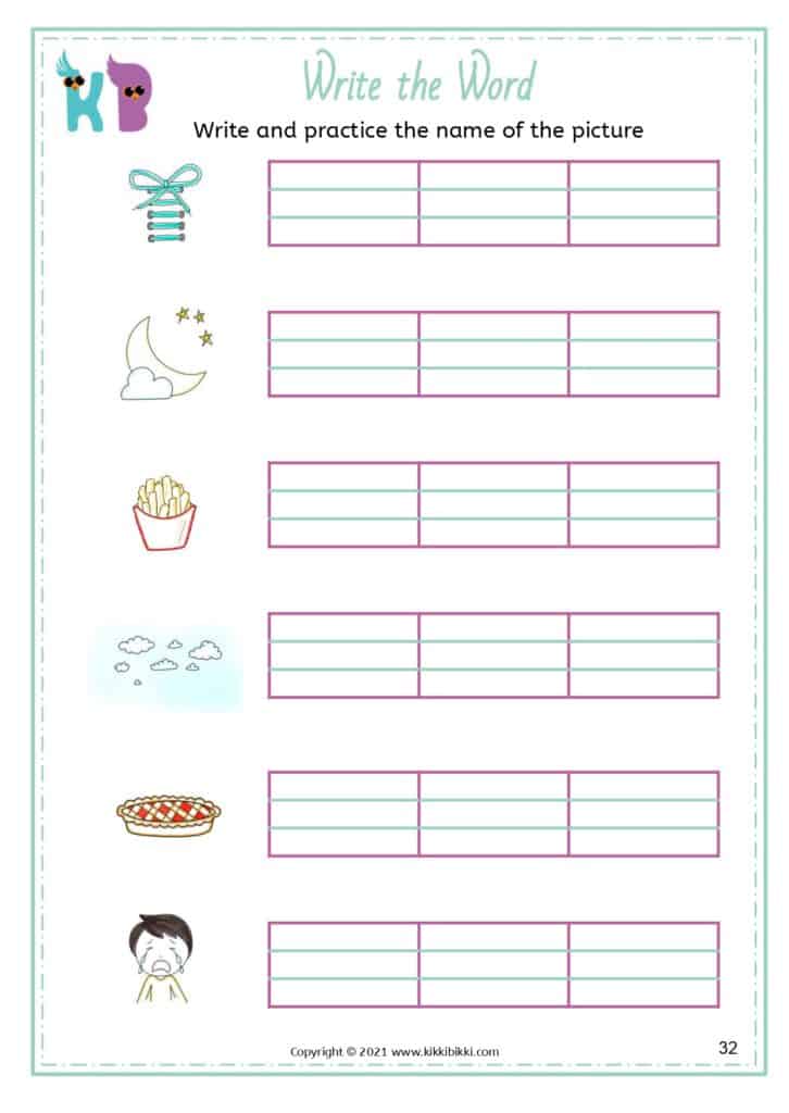 Free CVC Activity Sheets