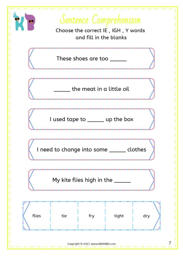 Reading Readiness: Introduction to y Sound