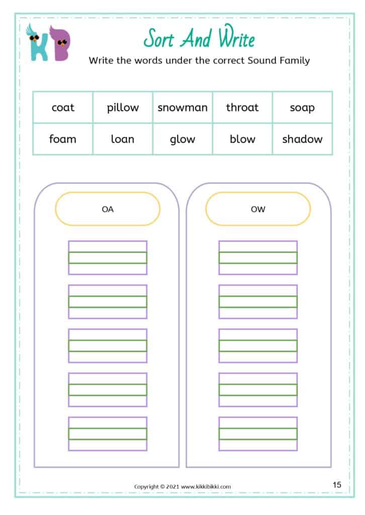 Interactive CVC Learning Worksheets