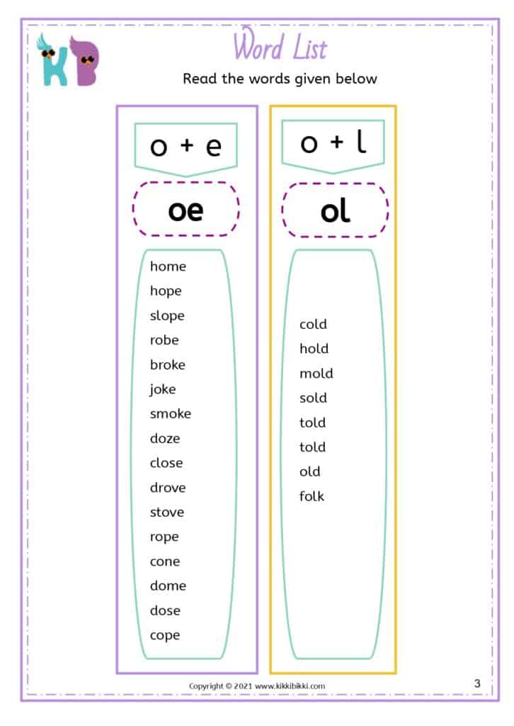 Kindergarten CVC Worksheet