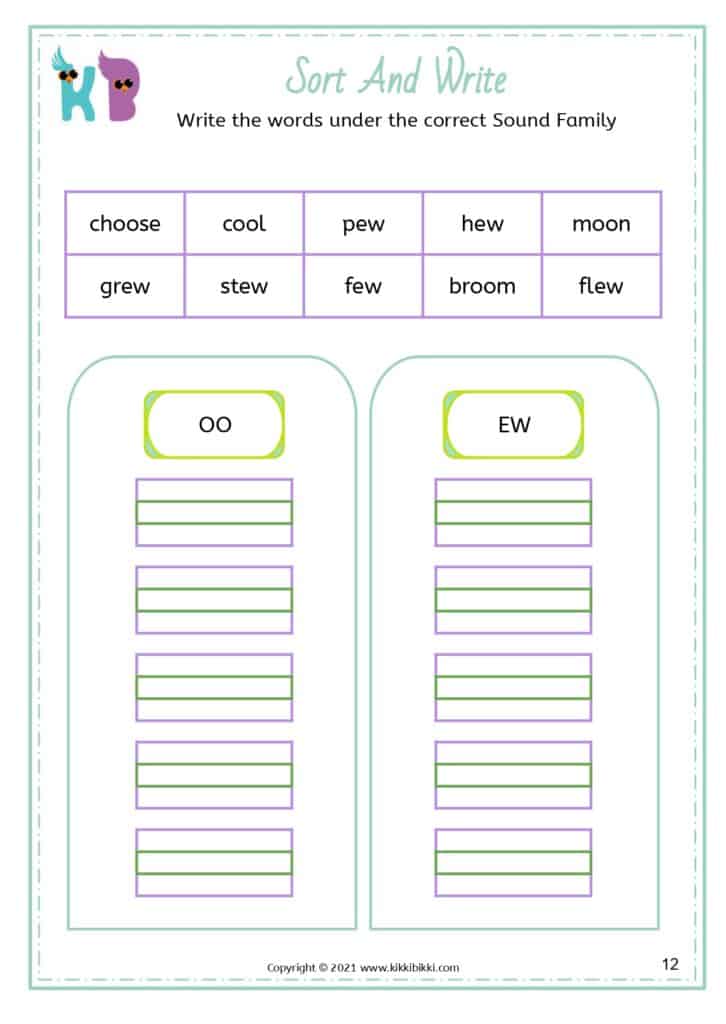 Phonics Match the Picture for Kindergarten