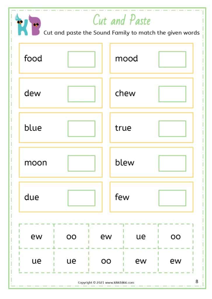 Free Phonics Worksheets for Kindergarten