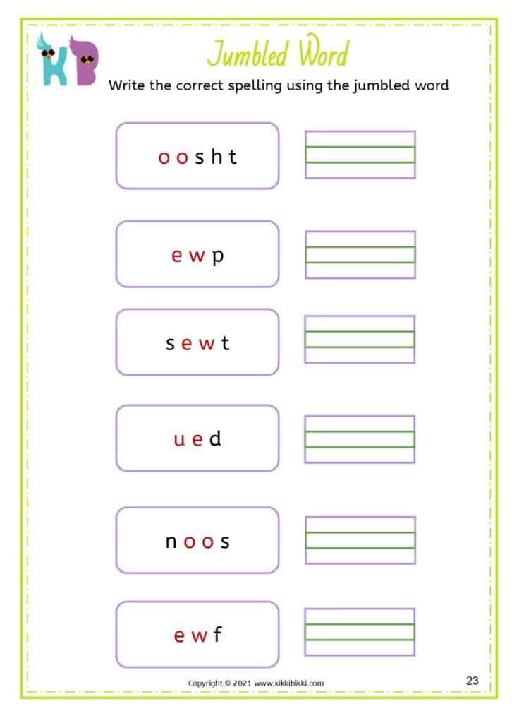 Free Phonics Activities for Kindergarten