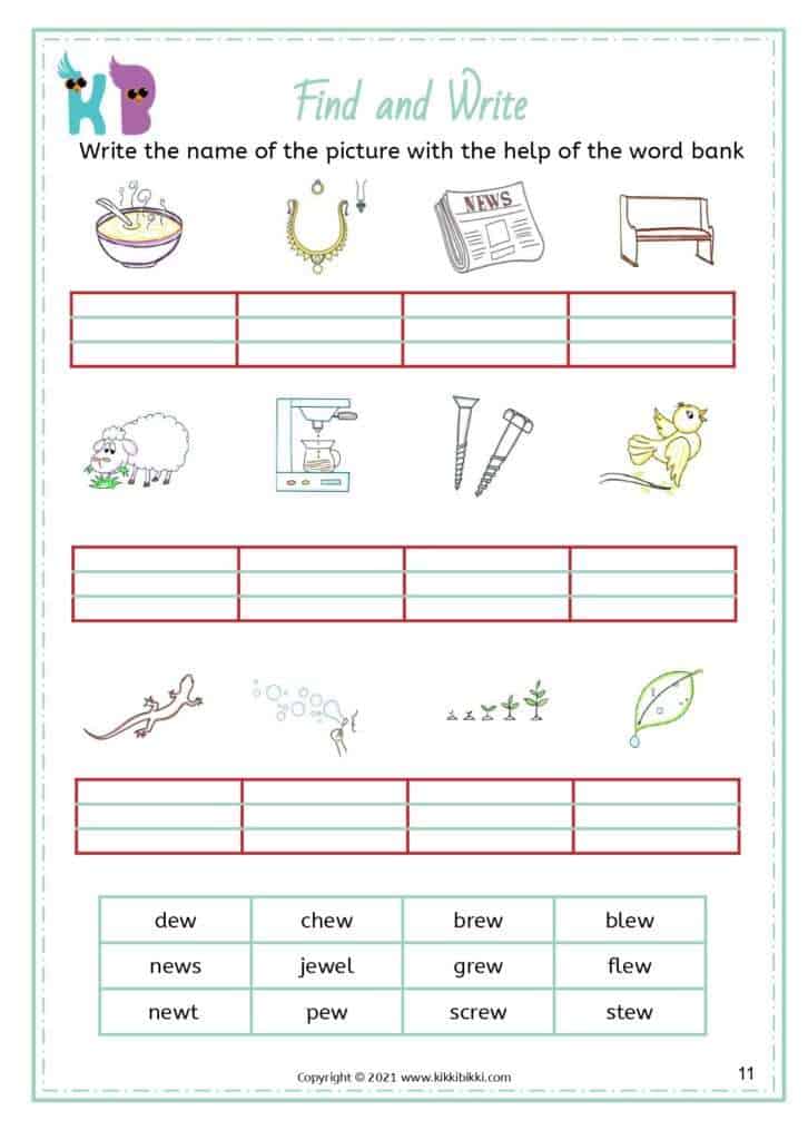 Printable Phonics Activities