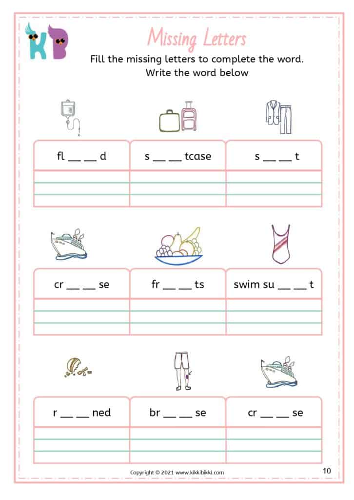 Fun Learning with ui Sound Words Worksheet
