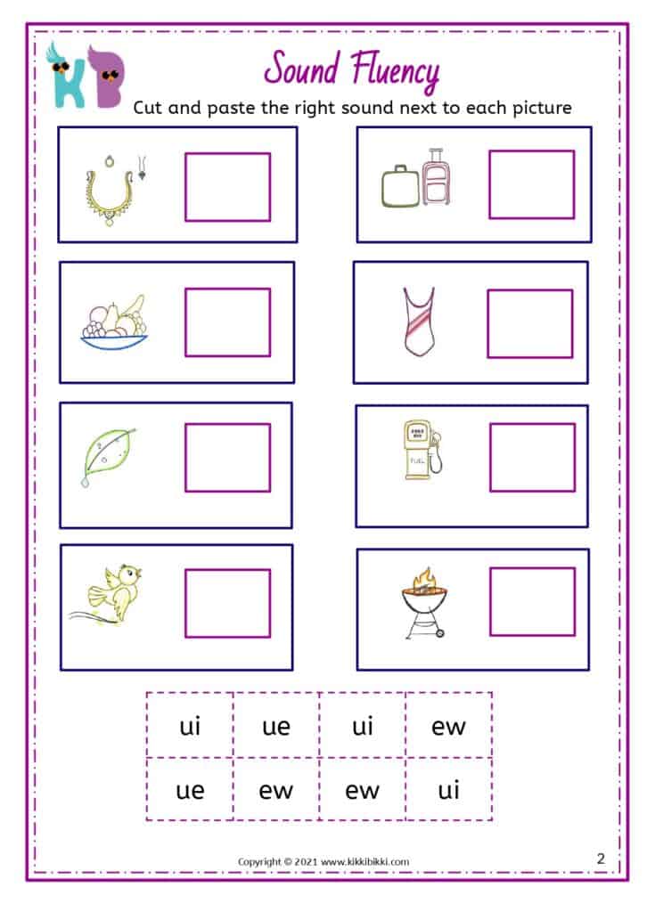 Fun Learning: Sound Words Worksheet