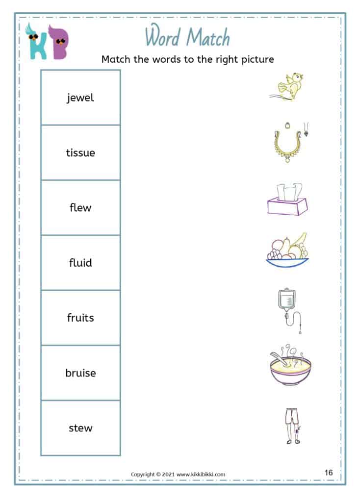 Phonics Worksheets for Kindergarten