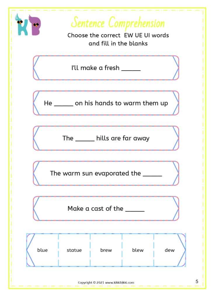 Phonics Fun: Sound Words Worksheet