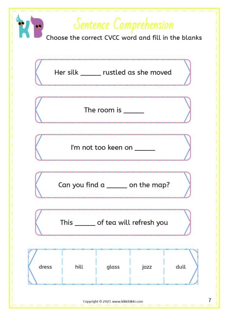 Free Phonics Worksheets for Kids