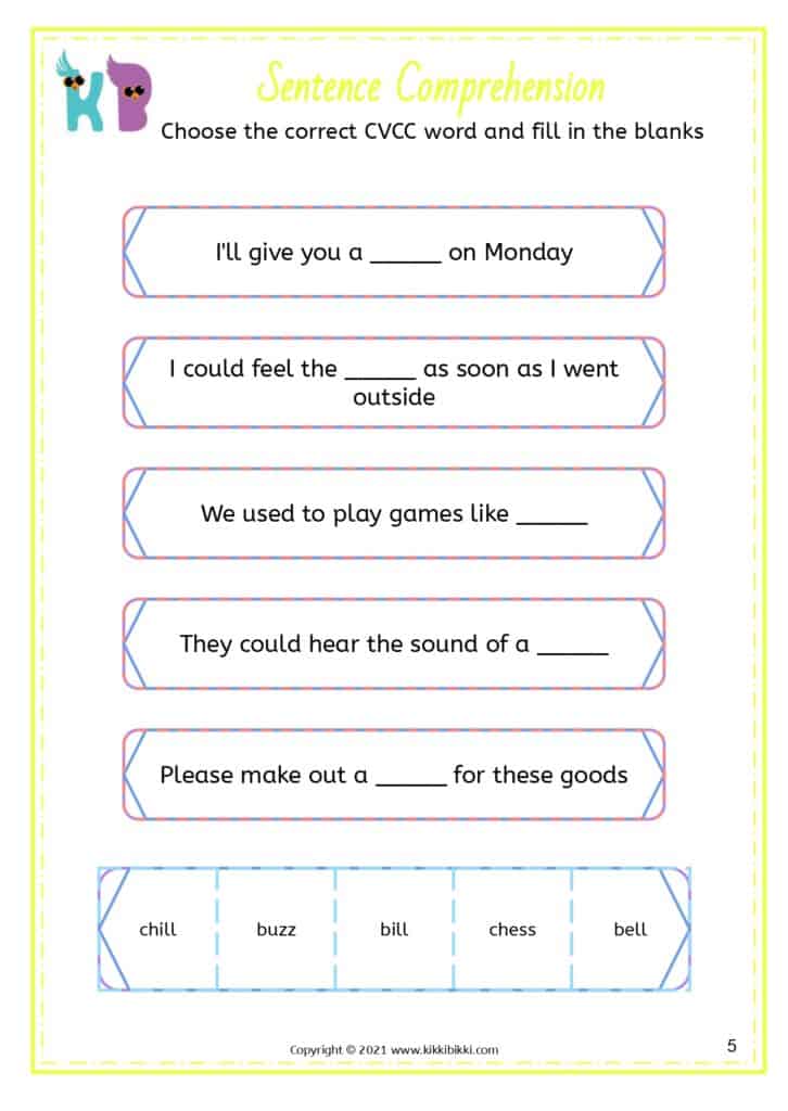 Kindergarten Phonics Activities