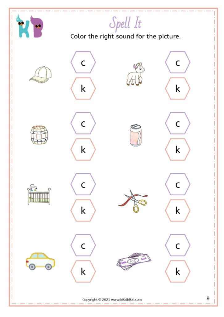 Phonics Activities for Kindergarten