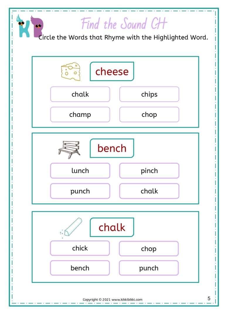 Consonant Digraph Flashcards