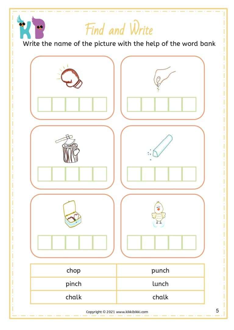 Phonics Lessons for Kindergarten