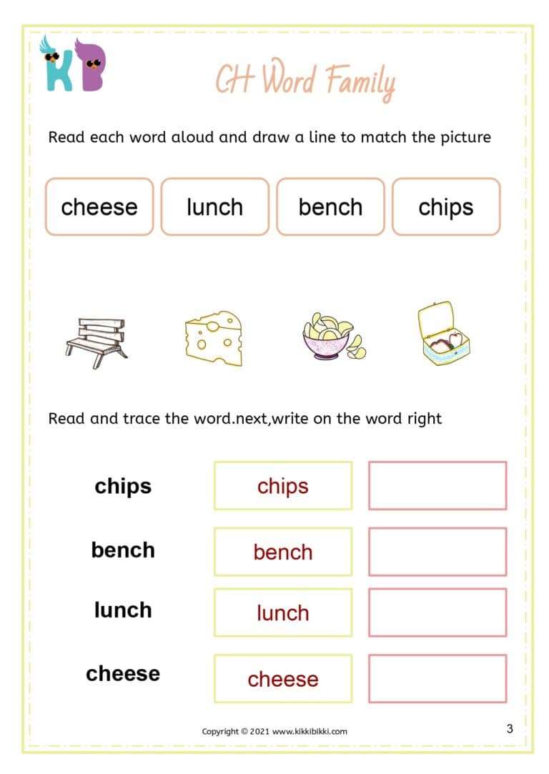 Kindergarten Phonics Printables Free
