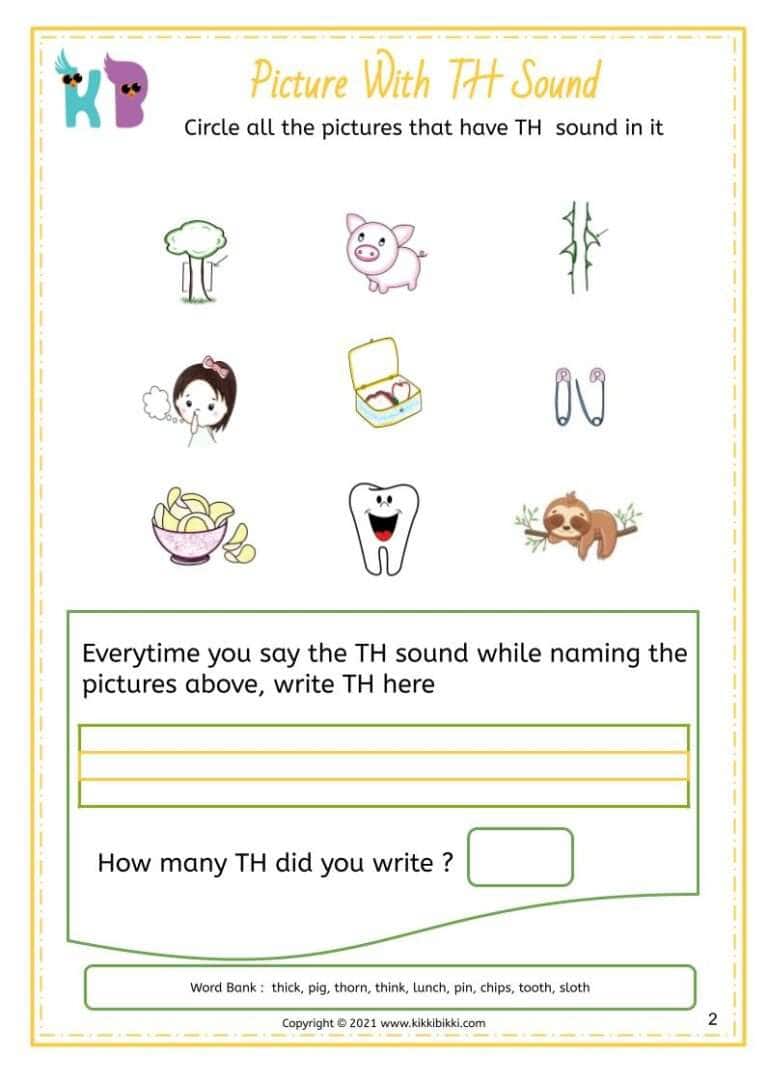 Fun and Free Phonics Worksheet