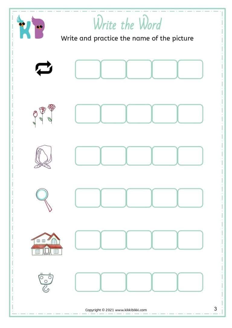 Free Phonics Activity Sheet