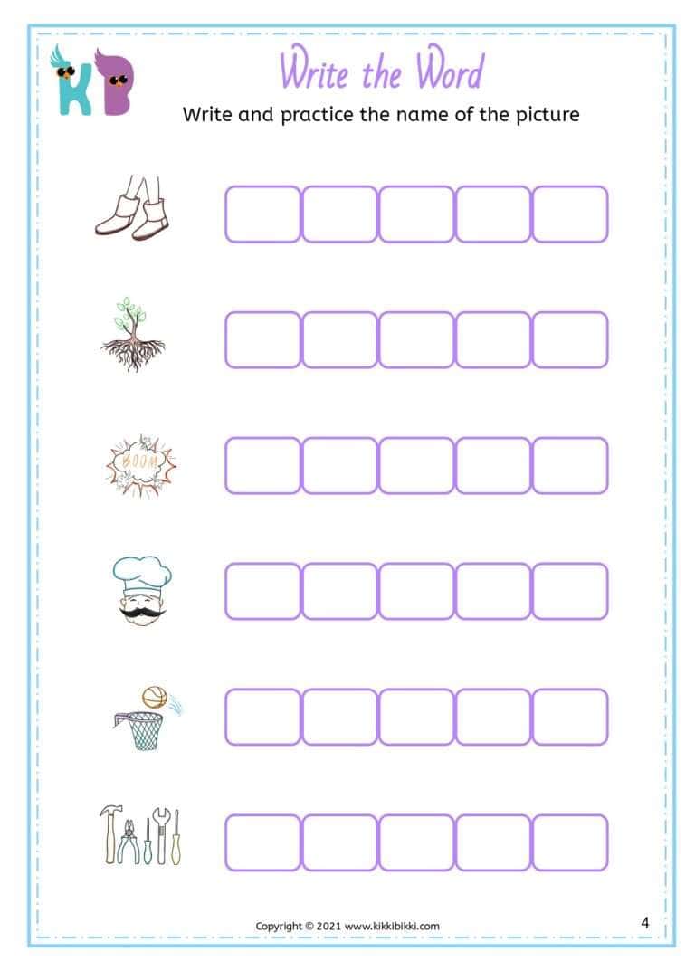 Free Phonics Activity Sheet