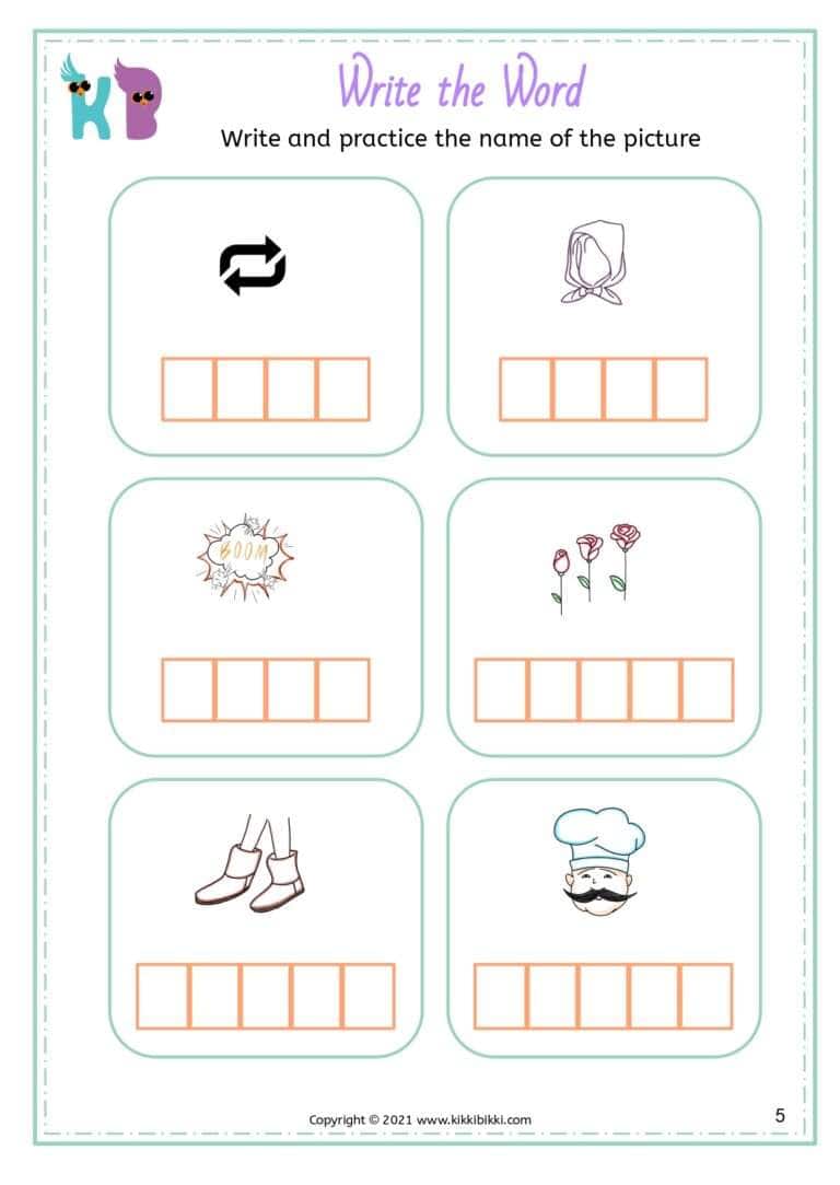 Free Phonics Activity Sheet