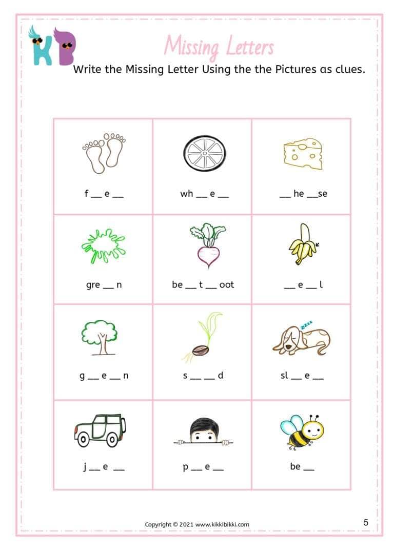 Free EE Sound Printables