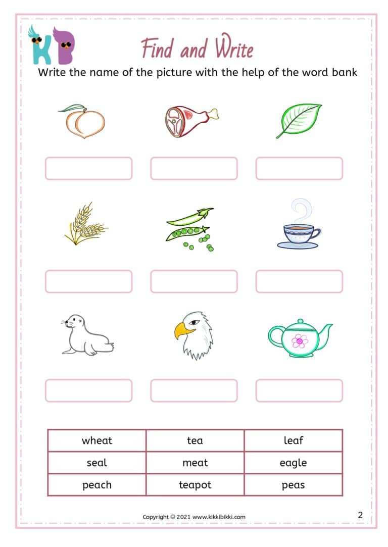 Kindergarten Phonics Activities