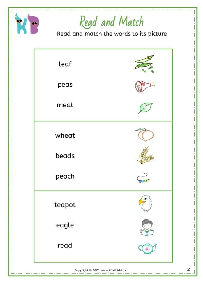 Printable Phonics Worksheets for Free