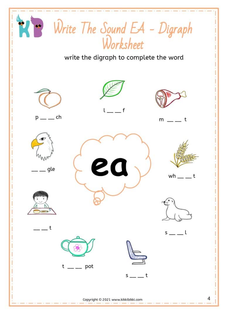 Free Download Phonics Worksheets for Kindergarten