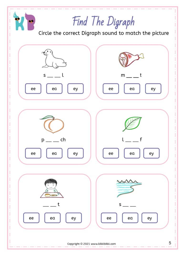 Phonics Worksheet Free