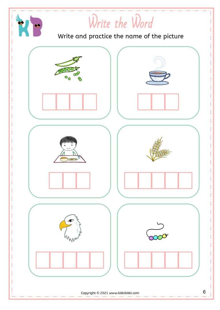 Fun and Free Phonics Worksheet