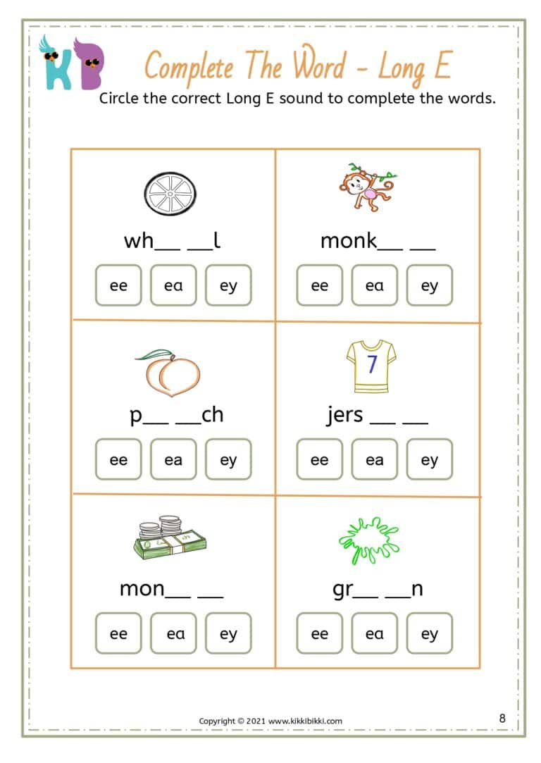 Free Phonics Activities for Kindergarten