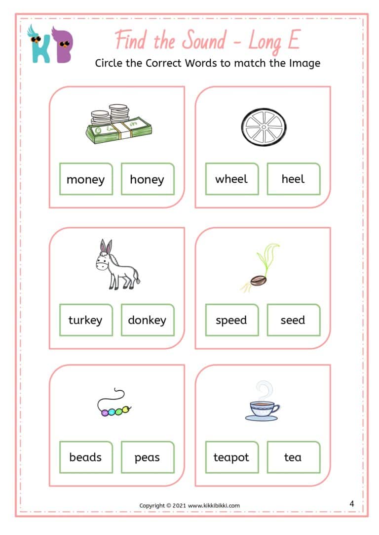 Fun and Free Phonics Worksheet