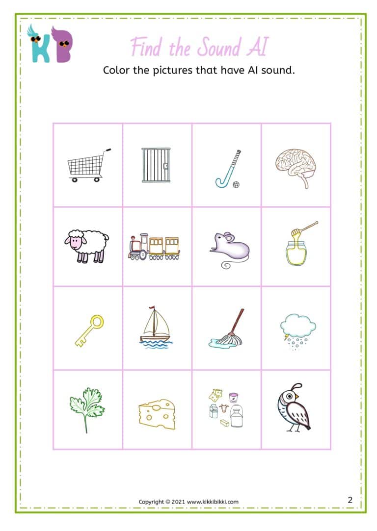 Free Kindergarten Phonics Worksheets